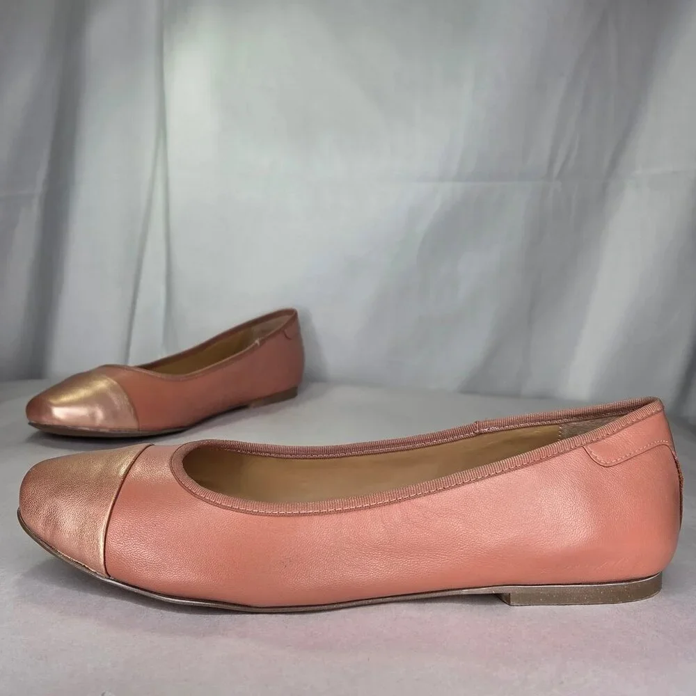 NWT Trotters Women's Clara Flats - Pale pink/champagne - Picture 2 of 7